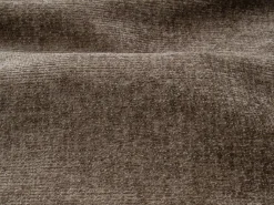 Sofá|Vente-unique Sofá de canto convertível abertura rápida tecido ripas largas - 140 cm - 18 cm DARIELO Taupe