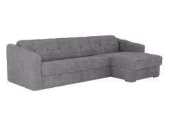 Vente-unique Sofá de canto convertível et reversível abertura rápida em tecido - 140 cm - 18 cm DARIELO^ Sofá