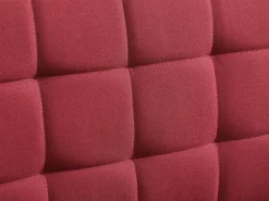 Sofá|Vente-unique Sofá de canto convertível em cama e reversível em tecido WILLIS II Vermelho