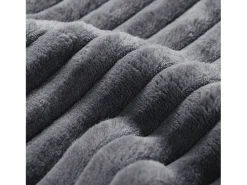 Sofá|Hauss Spole Sofá de canto de 3 lugares com 4 almofadas - Chaise longue em forma de L - Veludo cotelê - Não necessita de montagem Cinzento