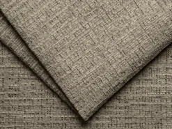 Sofá|Vente-unique Sofá de canto direito convertível deslizante em tecido chenille cor castanho acinzentado MONELIA Taupe