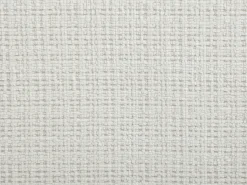 Vente-unique Sofá de canto direito em tecido chenille branco-pérola ANELKO^ Sofá
