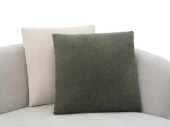 Sofá*Vente-unique Sofá de canto direito modular com mesinha em tecido cinza-claro RANASO Cinzento claro