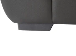 Sofá|LINEA SOFA Sofá de canto direito pele de qualidade superior METROPOLITAN II Preto
