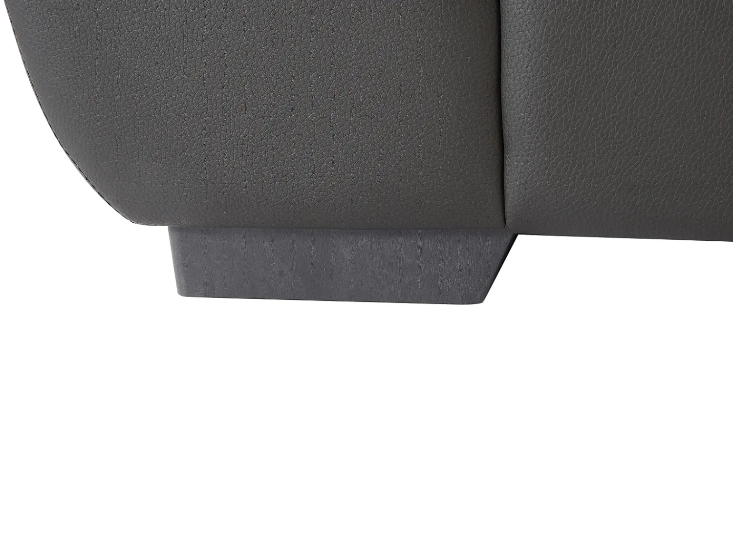 Sofá|LINEA SOFA Sofá de canto direito pele de qualidade superior METROPOLITAN II Preto