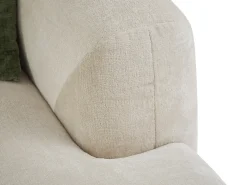 Sofá|Vente-unique Sofá de canto direito tecido estilo contemporâneo TANCAVO Bege