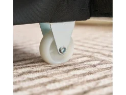 Best Hauss Spole Sofá de canto em forma de U com 3 lugares e espaço para arrumação - Sofá-cama em tecido chenille - Bege