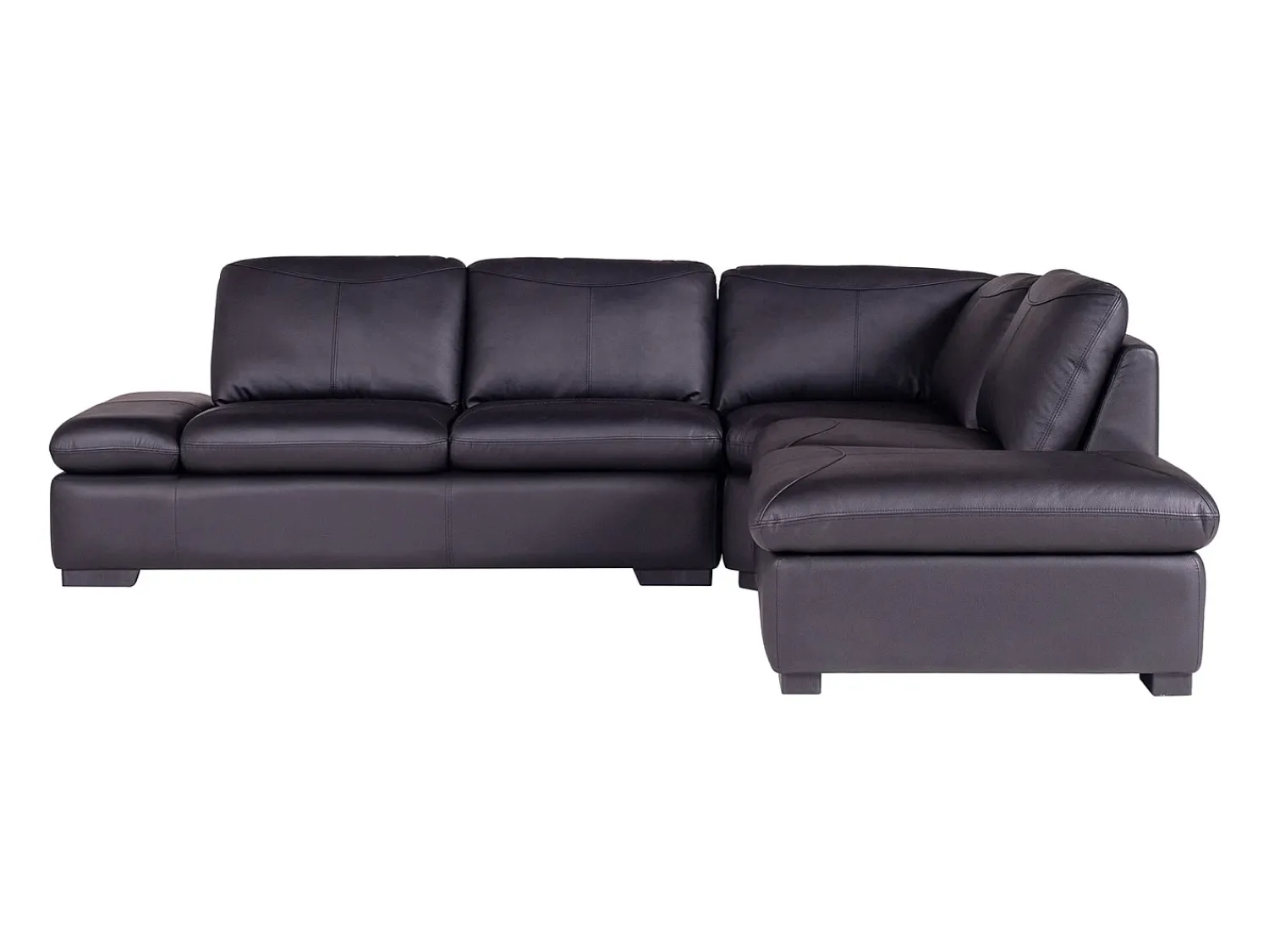 LINEA SOFA Sofá de canto em pele - canto direito - ONYX II^ Sofá