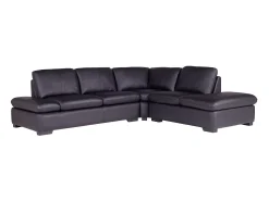 LINEA SOFA Sofá de canto em pele - canto direito - ONYX II^ Sofá