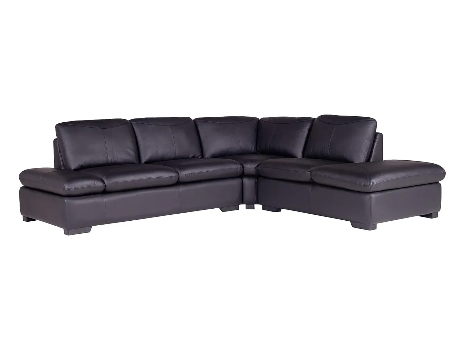 LINEA SOFA Sofá de canto em pele - canto direito - ONYX II^ Sofá