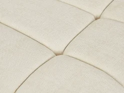 Sofá*Vente-unique Sofá de canto esquerdo com relaxamento elétrico em tecido texturizado CALDORIA Bege