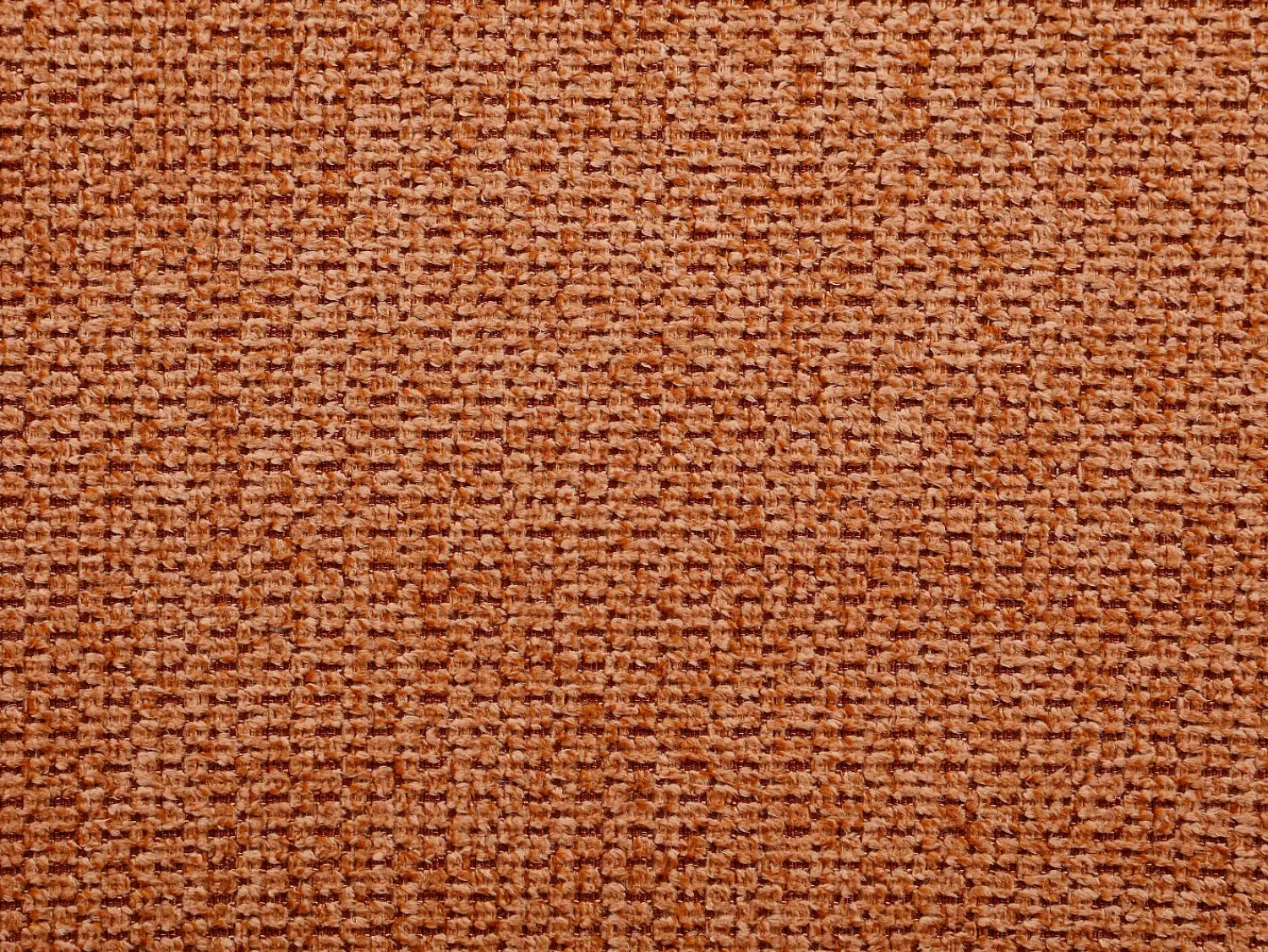 Best Vente-unique Sofá de canto esquerdo conversível em tecido texturizado VAVERDO Terracota