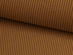 Sofá|Vente-unique Sofá de canto esquerdo convertível em veludo canelado TEODORA Terracota