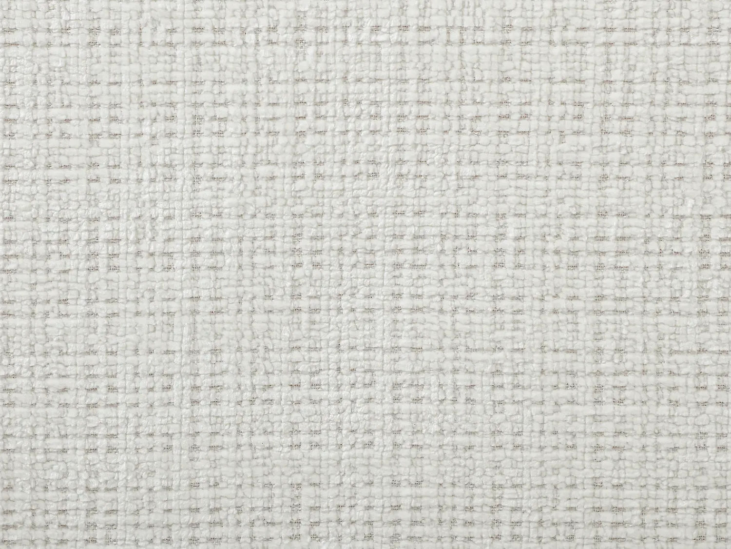 Vente-unique Sofá de canto esquerdo em tecido chenille branco pérola ANELKO^ Sofá