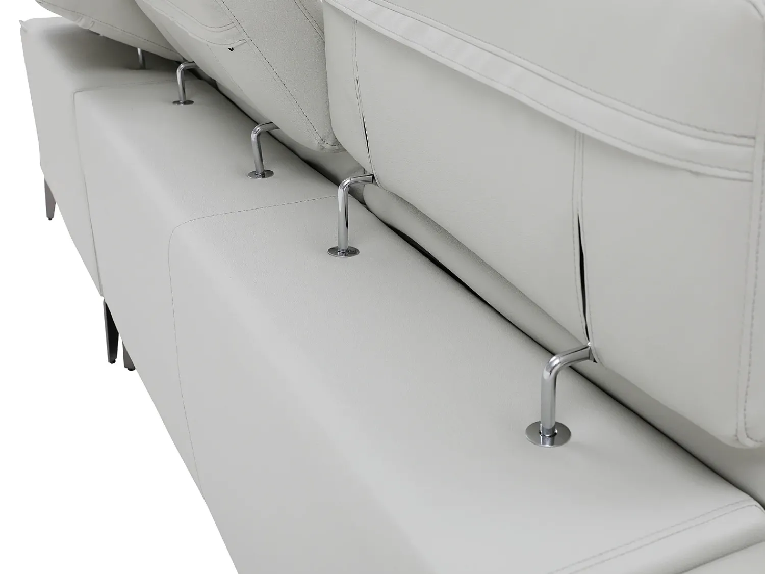 Sofá*LINEA SOFA Sofá de canto esquerdo em pele de búfalo ANDOR Bege