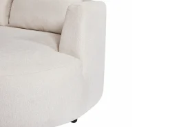 Vente-unique Sofá de canto esquerdo em veludo texturizado cor LOUSADO^ Sofá