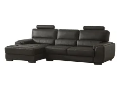 LINEA SOFA Sofá de canto esquerdo pele de qualidade superior METROPOLITAN II^ Sofá