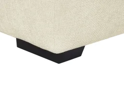 Sofá|Vente-unique Sofá de canto grande tecido efeito acolchoado estilo design BERENIA Bege