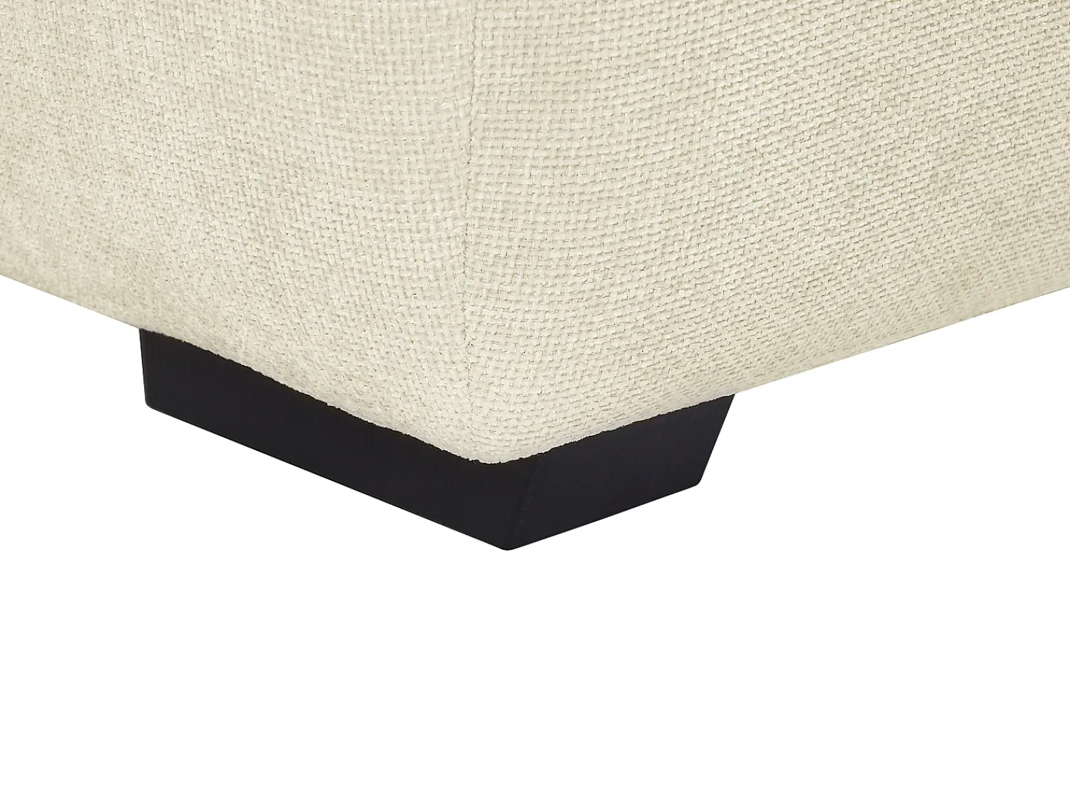 Sofá|Vente-unique Sofá de canto grande tecido efeito acolchoado estilo design BERENIA Bege