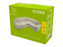 Sofá|Intex Sofá de canto insuflável 257 x 203 x 76 cm 68575NP Bege