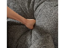 DripeX Sofá de Canto Modular Reversível 6 Lugares, com 6 Almofadas e Almofadas Cervicais, Tecido Chenille, Sala de Estar DIY, Cinza^ Sofá