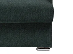 Vente-unique Sofá de canto reversível convertível abertura rápida tecido verde abeto - 140 cm - 14 cm - CALITO^ Sofá