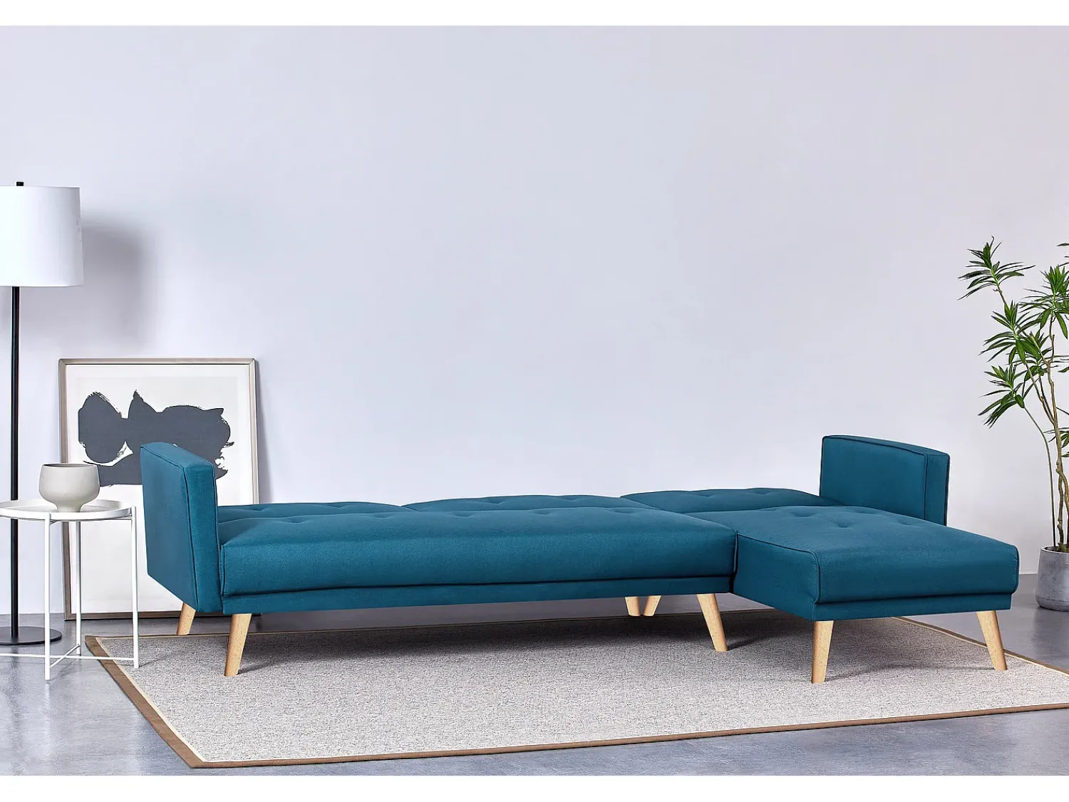 Sofá|Concept-Usine Sofá de canto reversível e conversível pato GRACE Escandinavo Moderno Azul