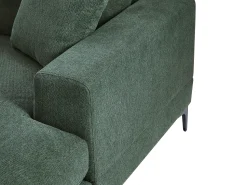 Sofá*Vente-unique Sofá de canto reversível em tecido texturizado JAMOLO Verde