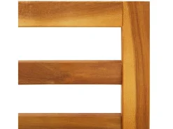 Sale vidaxl Sofá de canto seccional e almofadão branco nata acácia maciça Creme