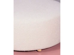 Outlet Nest Dream Sofá de design em tecido bouclé - Mozart - Branco