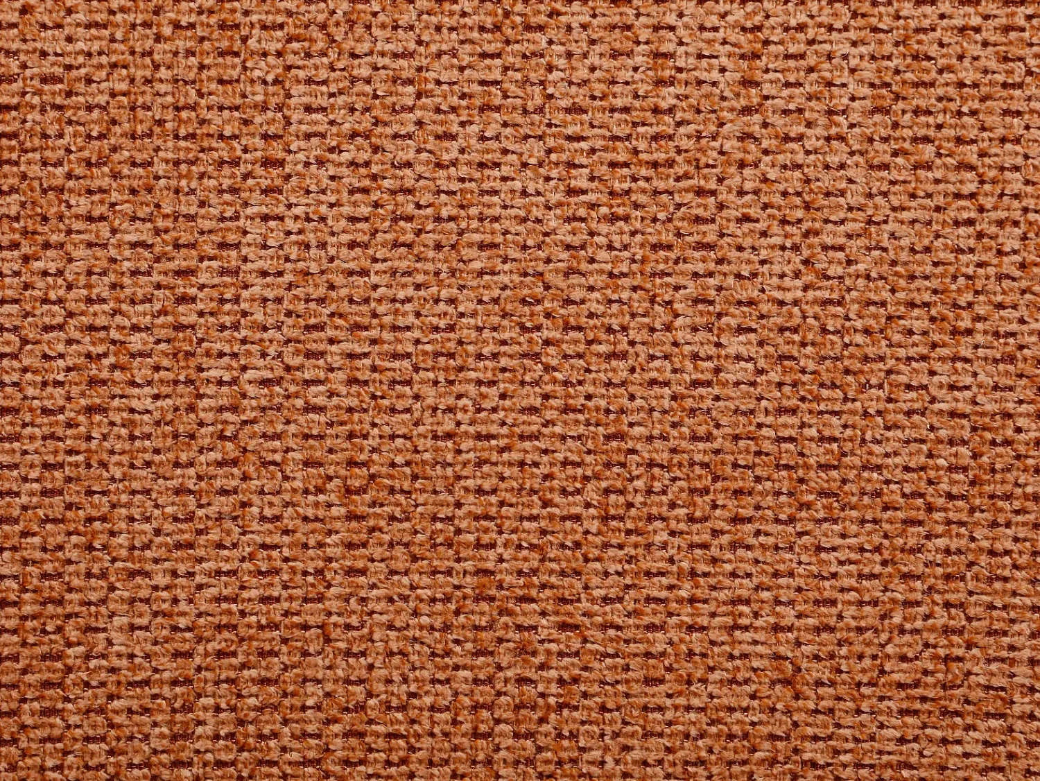 Sofá*Vente-unique Sofá de ângulo direito conversível em tecido texturizado VAVERDO Terracota