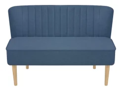 Sofá| Sofá de tecido 117x55,5x77 cm PT953863 Azul