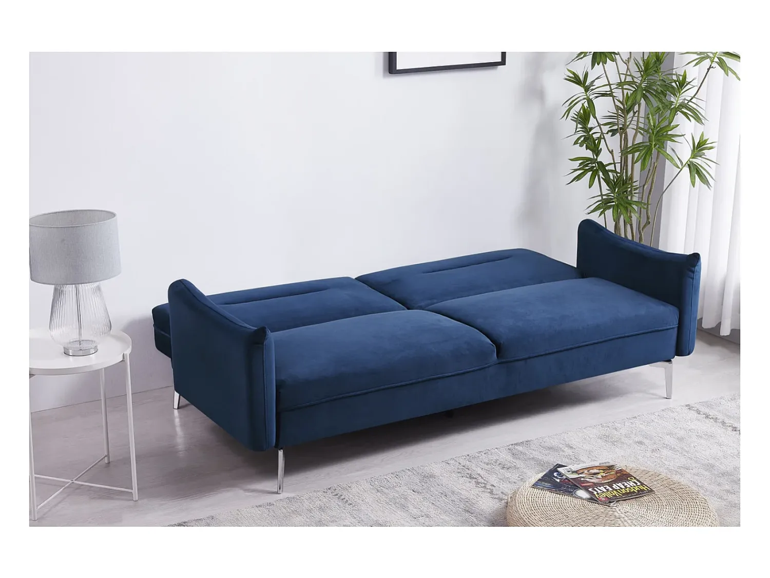 Concept-Usine Sofá design conversível de 3 lugares em veludo BETTY^ Sofá