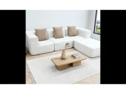 Sofá* Sofá Eden Completo 3 lugares - branco Bege / Branco sujo