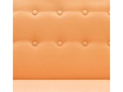 Sofá*vidaxl Sofá em tecido c/ forma de L 171,5x138x81,5 cm laranja Cor de laranja