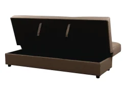 Hot Habitat et jardin Sofá "Enzo" Clic-Clac - 185 x 84 x 85 cm - 3 lugares - Taupe