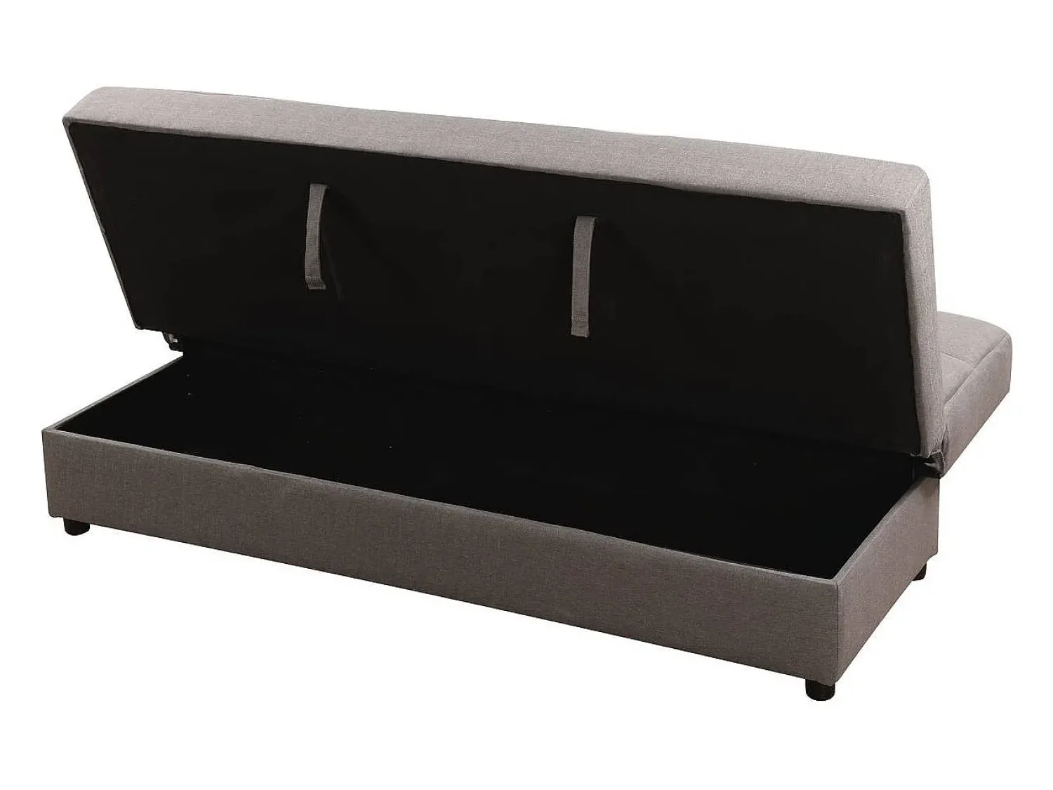 Sofá*Habitat et jardin Sofá "Enzo" Clic-Clac - 185 x 84 x 85 cm - 3 lugares - Cinza Cinzento