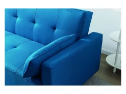Sofá*Concept-Usine Sofá Escandinavo Conversível 3 Lugares Pato COPENHAGUE Azul