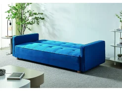 Sofá*Concept-Usine Sofá Escandinavo Conversível 3 Lugares Pato COPENHAGUE Azul