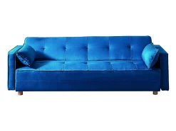 Sofá*Concept-Usine Sofá Escandinavo Conversível 3 Lugares Pato COPENHAGUE Azul