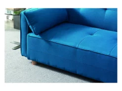 Sofá*Concept-Usine Sofá Escandinavo Conversível 3 Lugares Pato COPENHAGUE Azul