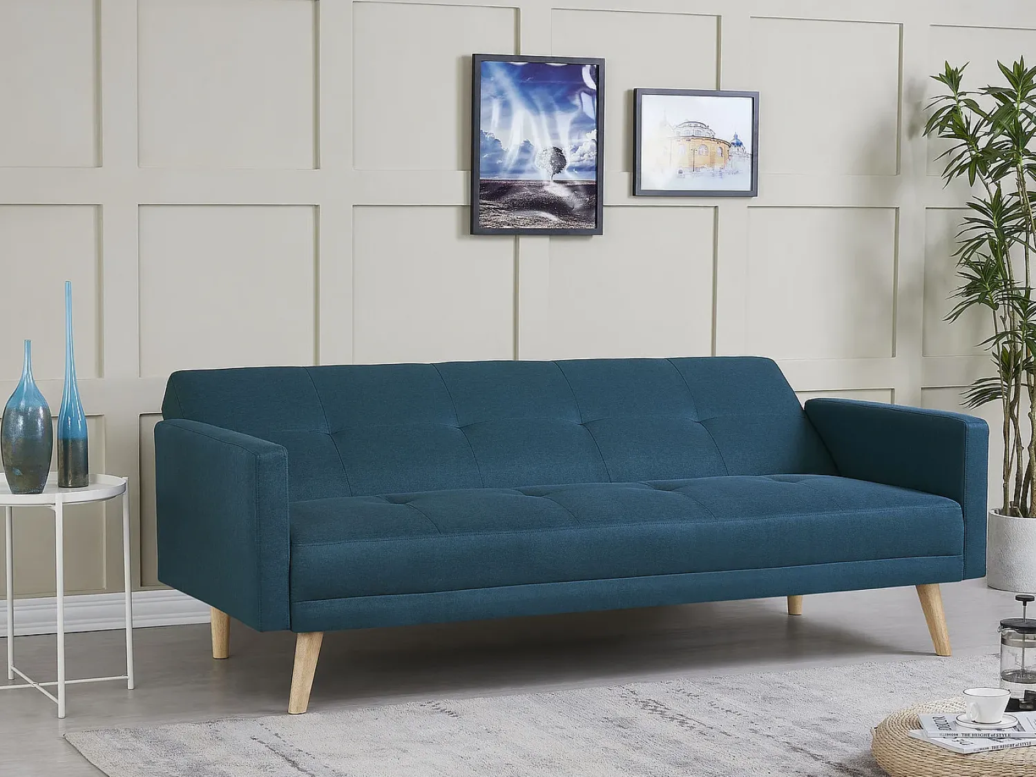 Concept-Usine Sofá Escandinavo Conversível 3 Lugares Pato WOODEN^ Sofá