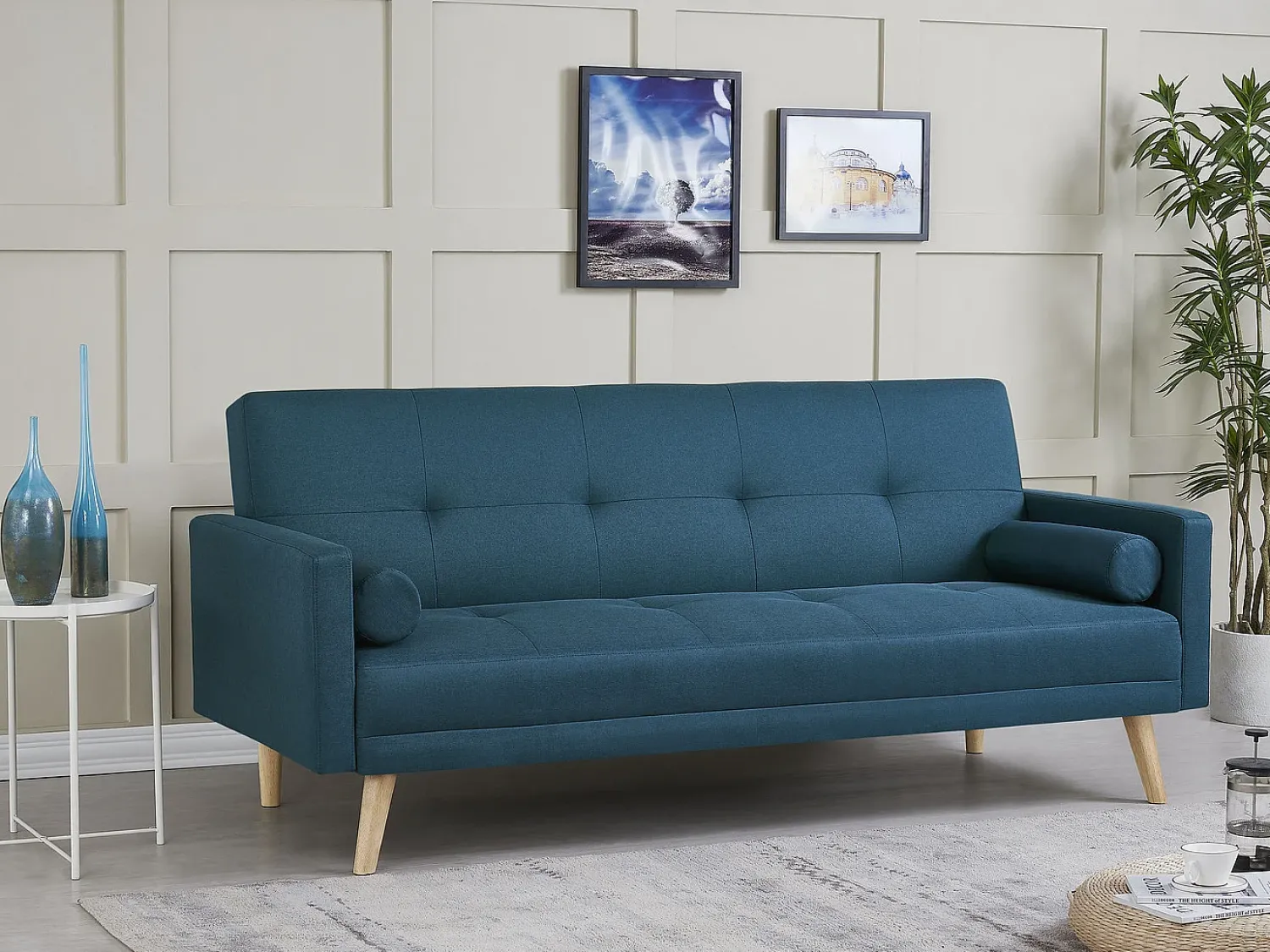Concept-Usine Sofá Escandinavo Conversível 3 Lugares Pato WOODEN^ Sofá