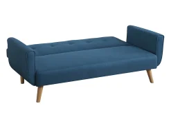 Sofá|Concept-Usine Sofá Escandinavo Conversível 3 Lugares Azul Pato BERLIM Moderno e Confortável Azul esverdeado