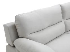 Vente-unique Sofá fixo de 3 lugares em tecido cor estilo contemporâneo MANOA^ Sofá