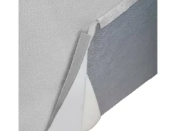 Clearance Talamo Italia Sofá fixo Dlorenz, sofá modular de 2 lugares com península direita, 100% Fabricado na Itália, Sofá de tecido moderno, 220x170h70 cm, Cinza Cinzento