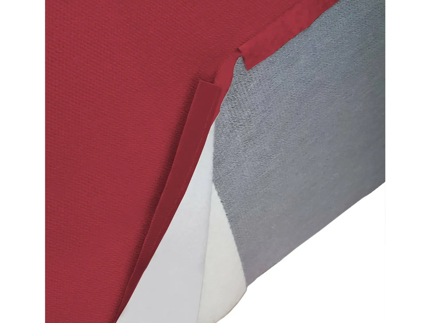 Sofá|Talamo Italia Sofá fixo Dmaiol, sofá modular de 4 lugares com península direita, 100% Fabricado na Itália, Sofá de tecido moderno, 340x170h70 cm, Vermelho