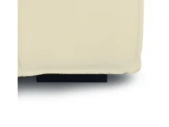 Sofá|Talamo Italia Sofá fixo Raffaella, sofá modular de 4 lugares com península direita, 100% Fabricado na Itália, Sofá de tecido moderno, 340x170h70 cm, Bege