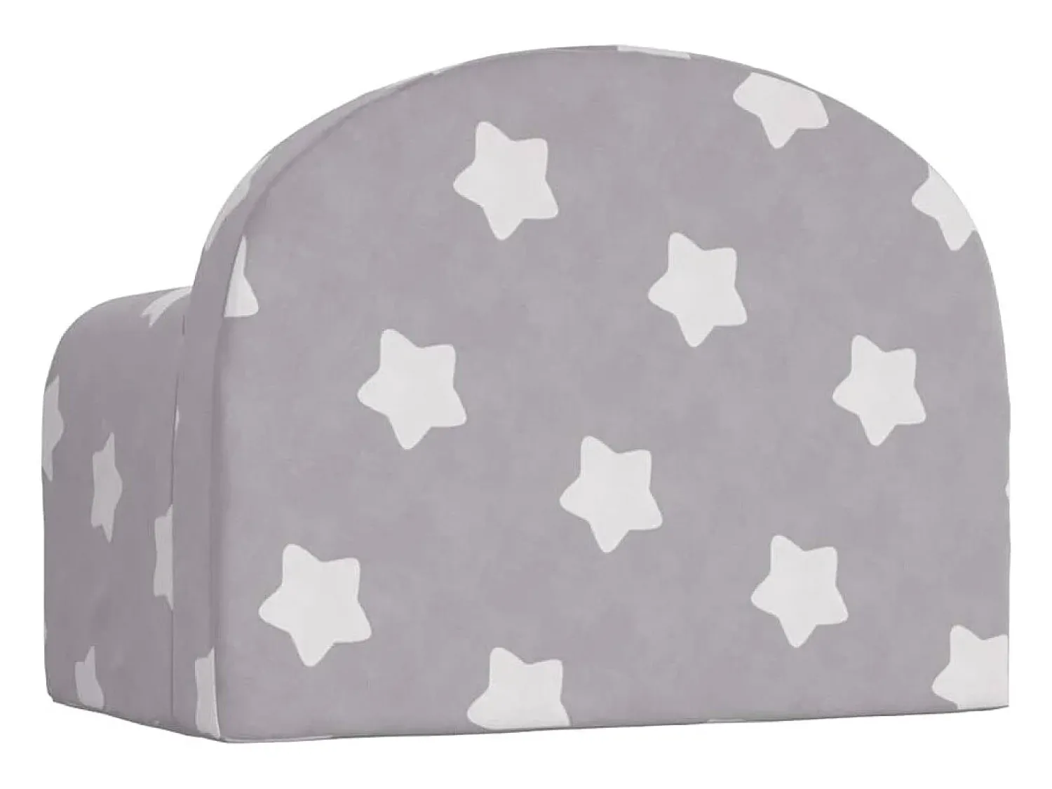 Hot Sofá infantil c/ estrelas pelúcia macia -claro PT514233 Cinzento