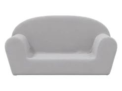 Sofá* Sofá infantil de 2 lugares pelúcia macia -claro PT300961 Cinzento